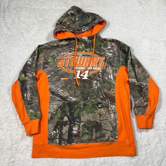 Chase Authentics Tony Stewart Camo Camouflage Men’s Pullover Hoodie Sweatshirt - Picture 1 of 8